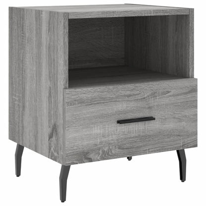 Mesitas Noche 2 Uds Madera Ingeniería Gris Sonoma 40x35x47,5 Cm_4