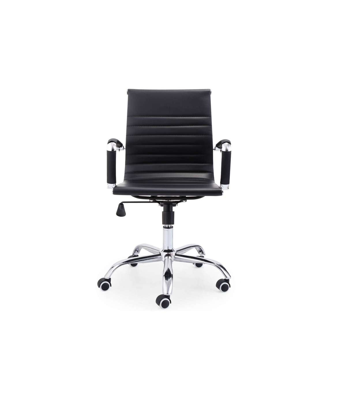 Silla De Escritorio Giratoria Lucy En Negro 89-99 Cm(alto)64 Cm(ancho)64 Cm(fondo)._5