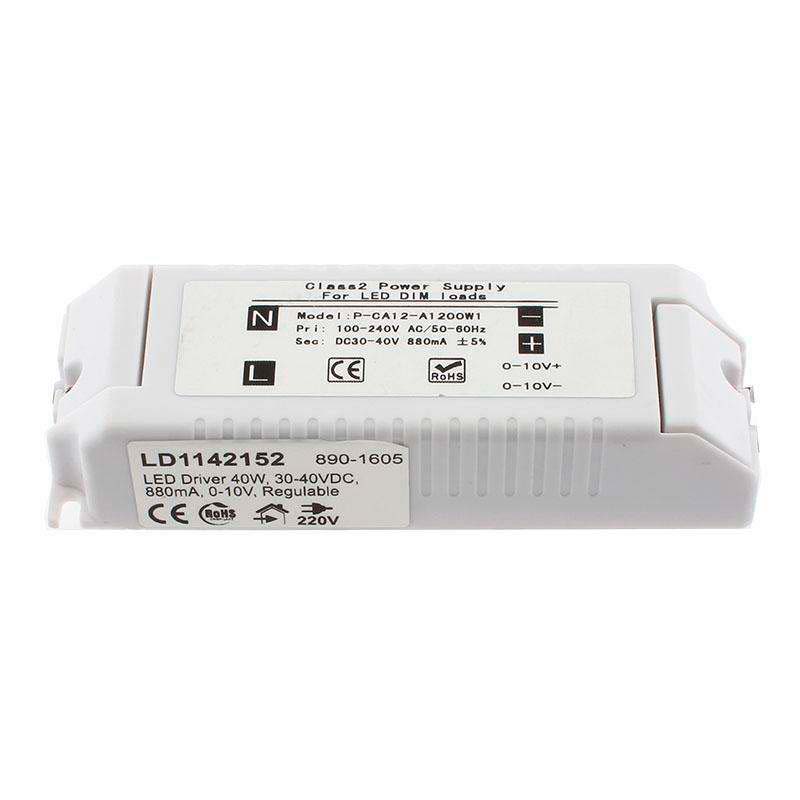 Led Driver Tuv Dc30-40v/40w/880ma, Regulable 0-10v, Regulable_1