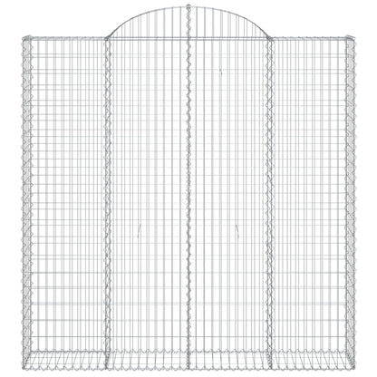 Cestas De Gaviones 4 Uds Forma De Arco Hierro 200x30x200/220 Cm_3