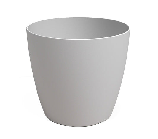 Artevasi Macetero De Plástico Mate San Remo Gris 30cm_0