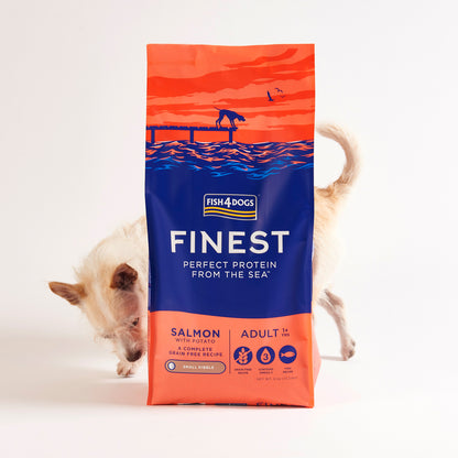 Fish4dogs Pienso Para Perro Adulto Sin Cereales – Salmón Y Patata Razas Pequeñas