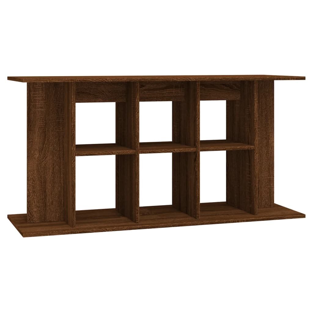 Vidaxl Soporte De Acuario Madera Ingeniería Roble Marrón 120x40x60 Cm_0