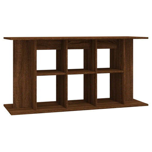 Vidaxl Soporte De Acuario Madera Ingeniería Roble Marrón 120x40x60 Cm_0