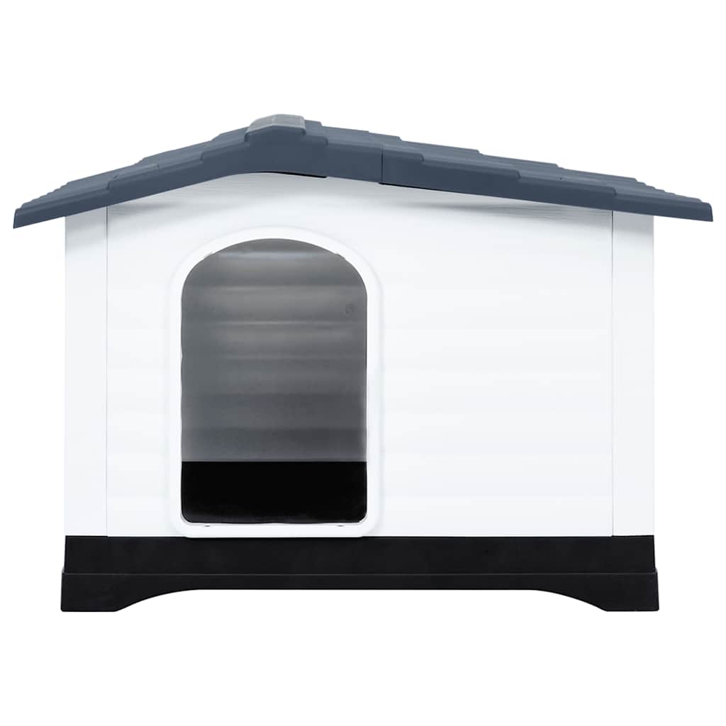 Casa Para Perro Gris 90,5x68x66 Cm Polipropileno_0