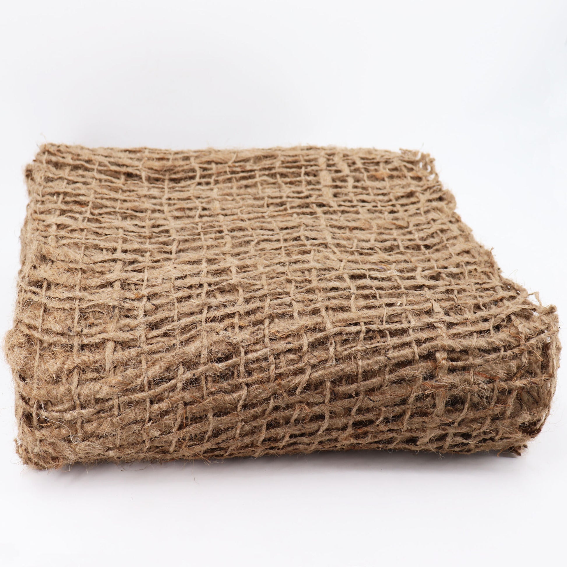 48m X 1,20m Estera De Terraplén Estera De Orilla Para El Revestimiento Del Estanque Tela De Yute 500g 1,2m Br._0