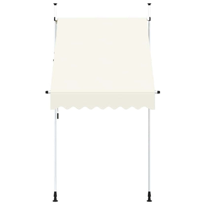 Toldo Retráctil De Operación Manual 150 Cm Crema_2