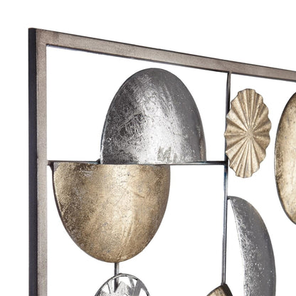Decoración De Pared Fiore Metal Dorado_1