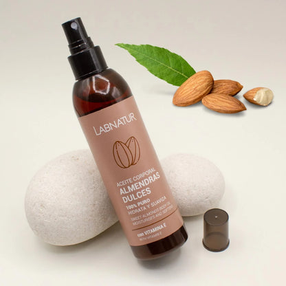 Aceite Corporal De Almendras Dulces Labnatur | Hidratación Y Nutrición De La Piel | Piel Seca Y Sensible | Suavidad Y El_1