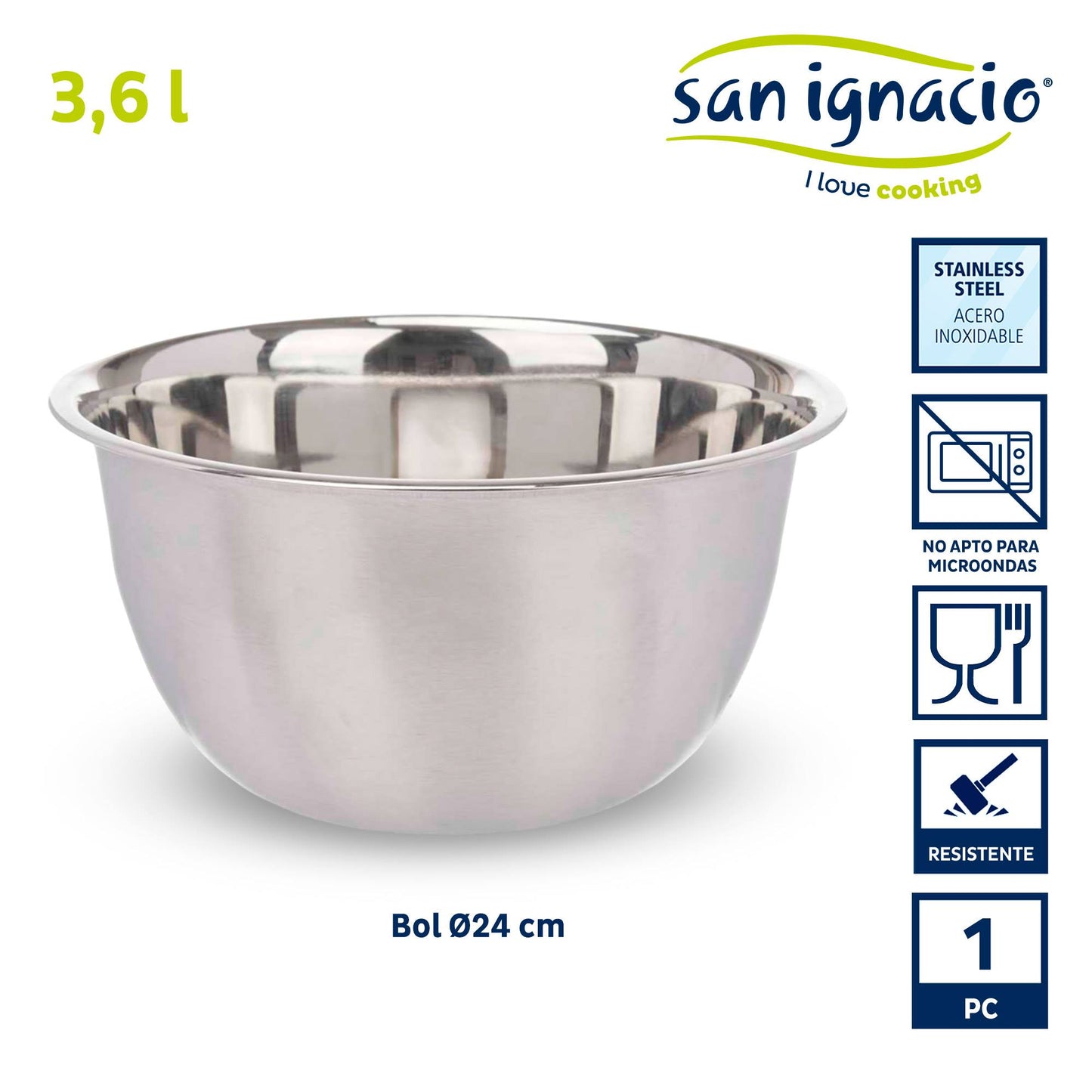 Bowl Acero 24cm Colección Kinvara