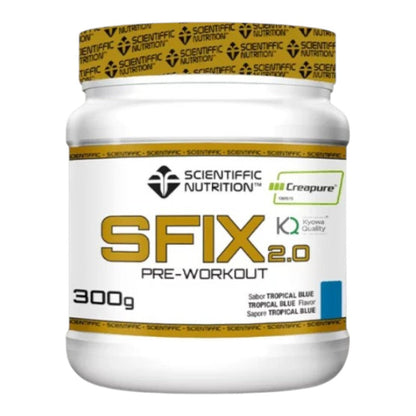 Sfix 2.0 Pre-workout Creapure®-kyowa® 300 Gr Tropical Blue_1