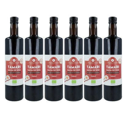 Pack 6x Salsa de soja Tamari ECO Planeta Huerto 750 ml