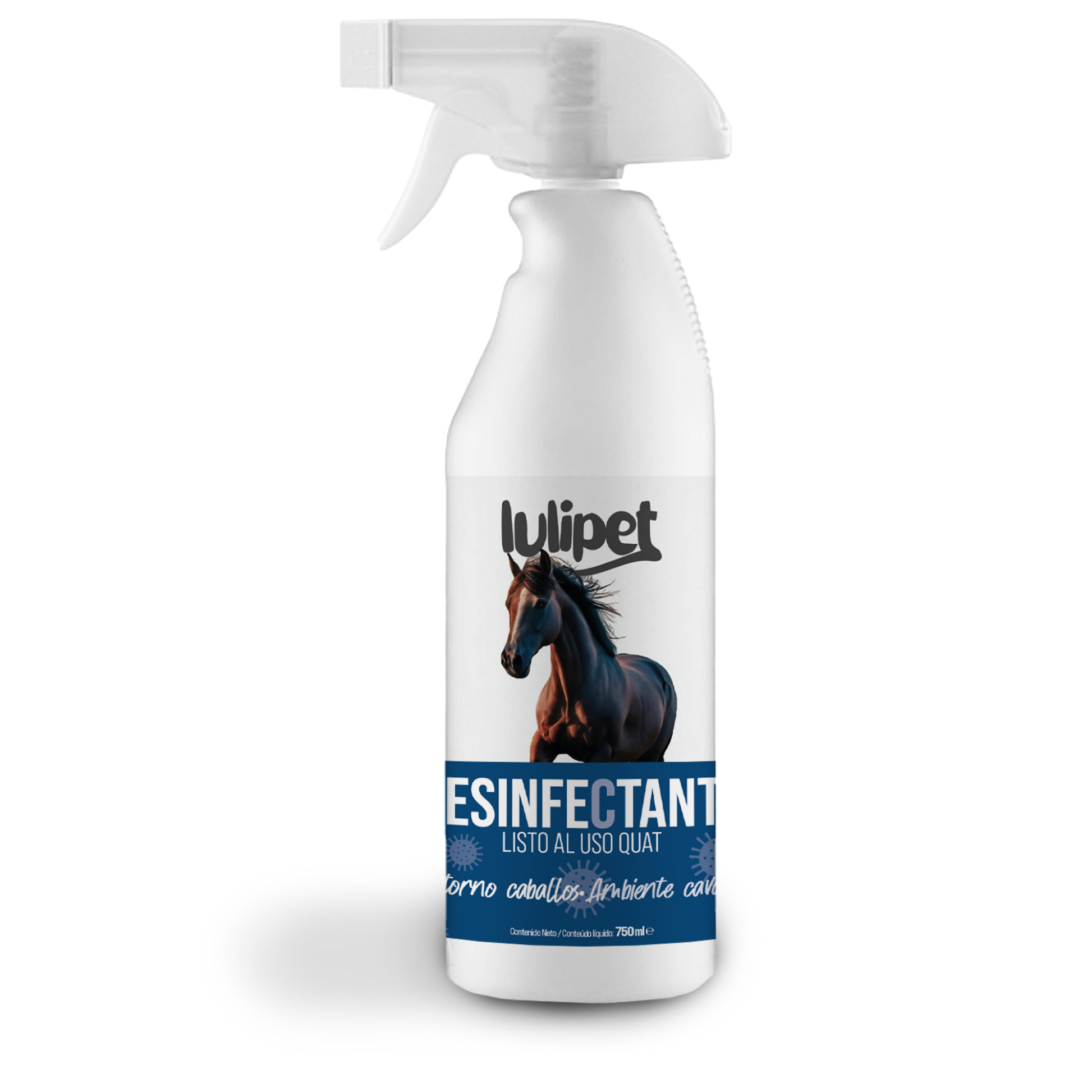 Desinfectante Entorno Caballos - Listo Al Uso Quat 750ml