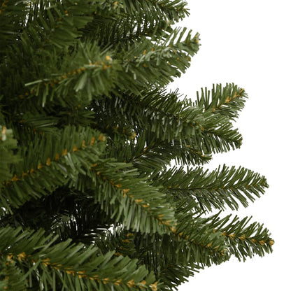 Vidaxl Árbol De Navidad Artificial Con Bisagras Y Soporte Verde 180 Cm_4