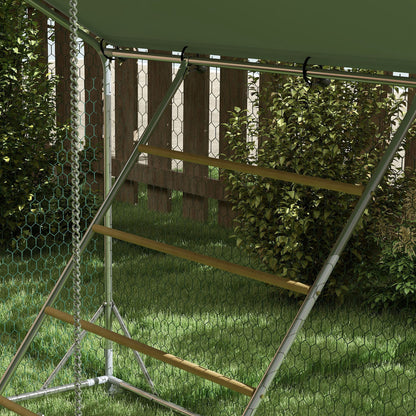 Pawhut Gallinero Para Exterior 12 M² 3x4x1_3