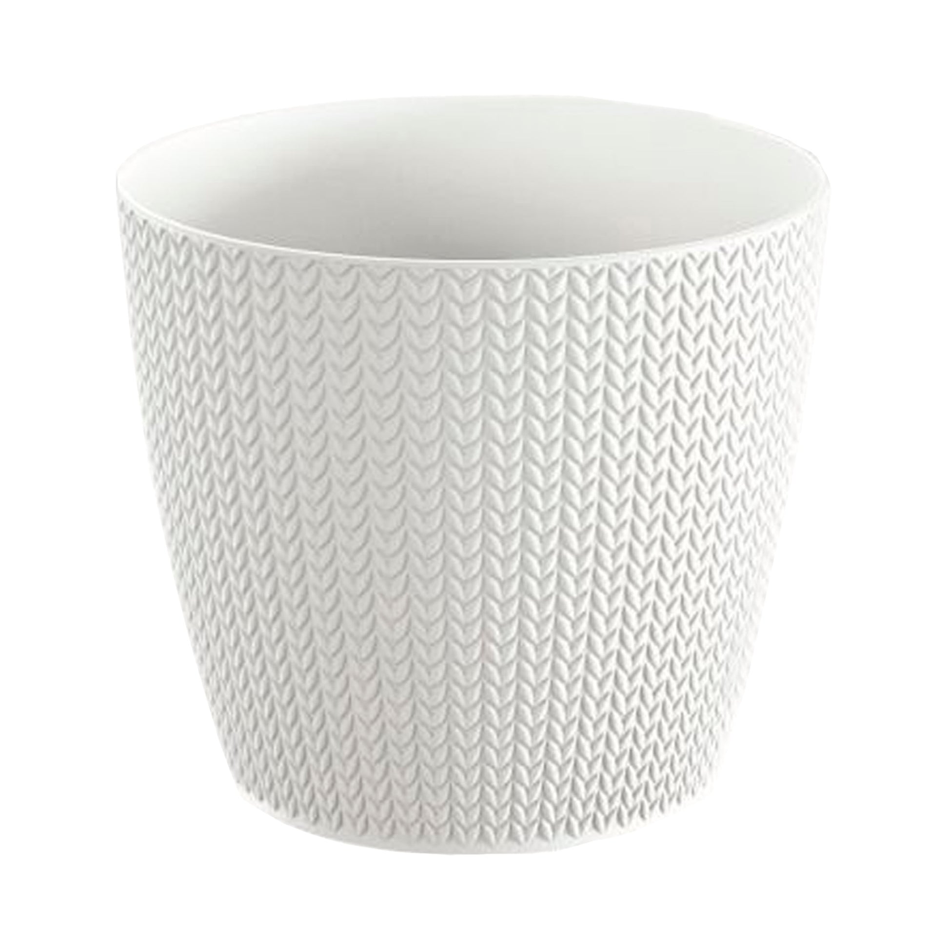 Maceta Wheaty 2l., Dimensiones (mm) 157x157x138, Color Blanco_0
