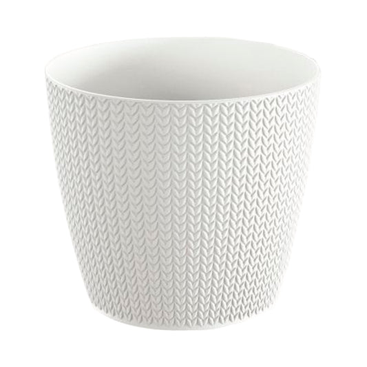 Maceta Wheaty 2l., Dimensiones (mm) 157x157x138, Color Blanco_0