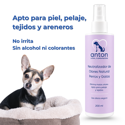 Spray natural neutralizador de olores para perros y gatos – 200 ml_2