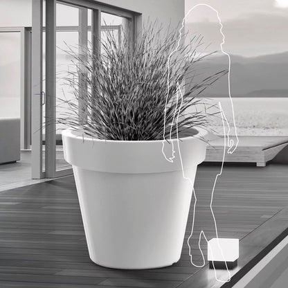 Maceta Lexo Round 92l., Dimensiones (mm) 600x600x550, Color Blanco_3