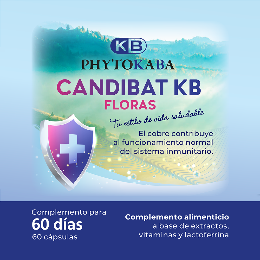 Candibat Kb 60 Cápsulas A Base De Extractos Y Lactoferrina