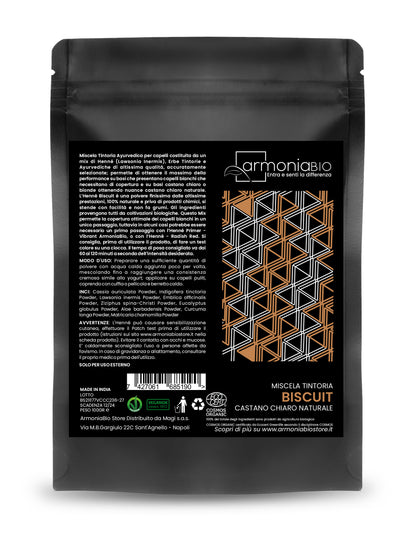 Henna Castaño Claro Natural Biscuit Armoniabio 100g_1