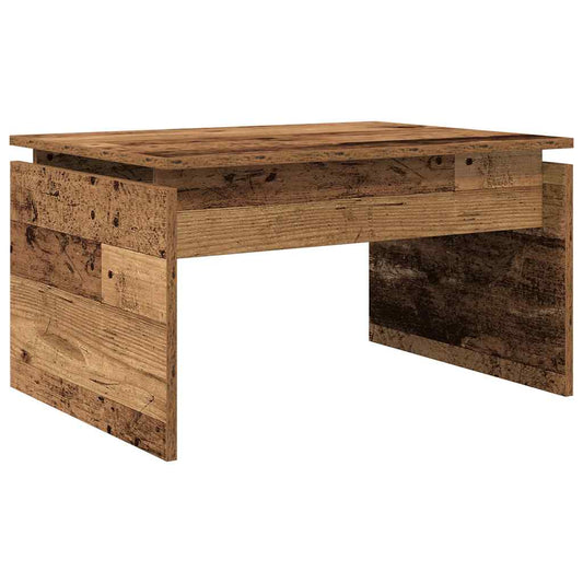 Mesa De Centro Madera Contrachapada Madera Vieja 68x50x38 Cm_0