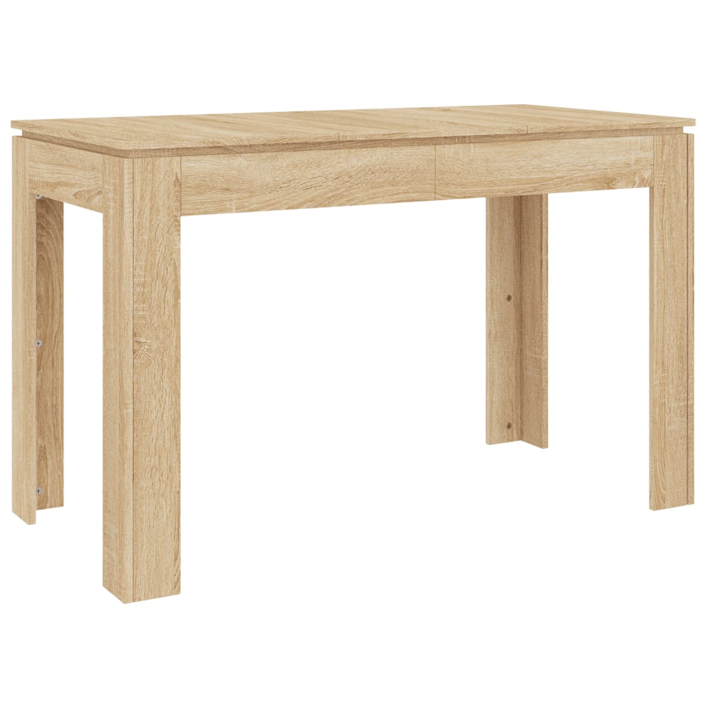 Mesa De Comedor Madera Contrachapada Roble Sonoma 120x60x76cm_4