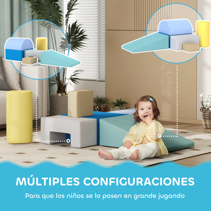 Aiyaplay Juego De 6 Bloques Psicomotricidad Para Niños Multicolor_3