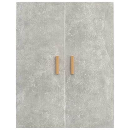Armario Colgante De Pared Gris Hormigón 69,5x34x90 Cm / Vetonek_5