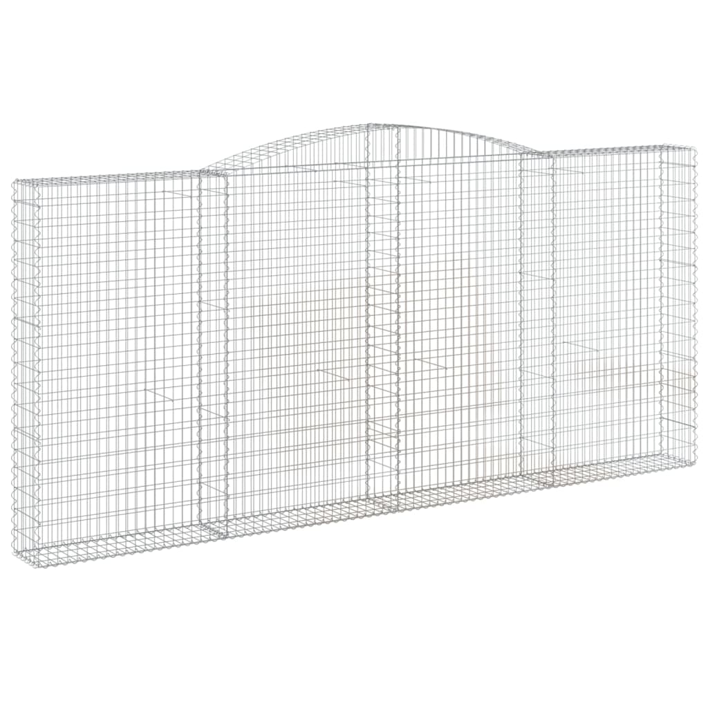 Cestas De Gaviones 15 Uds Forma De Arco Hierro 400x30x180/200cm_2