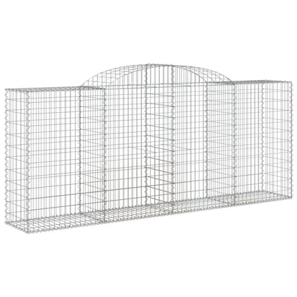Cestas De Gaviones 5 Uds Forma De Arco Hierro 300x50x120/140 Cm_2
