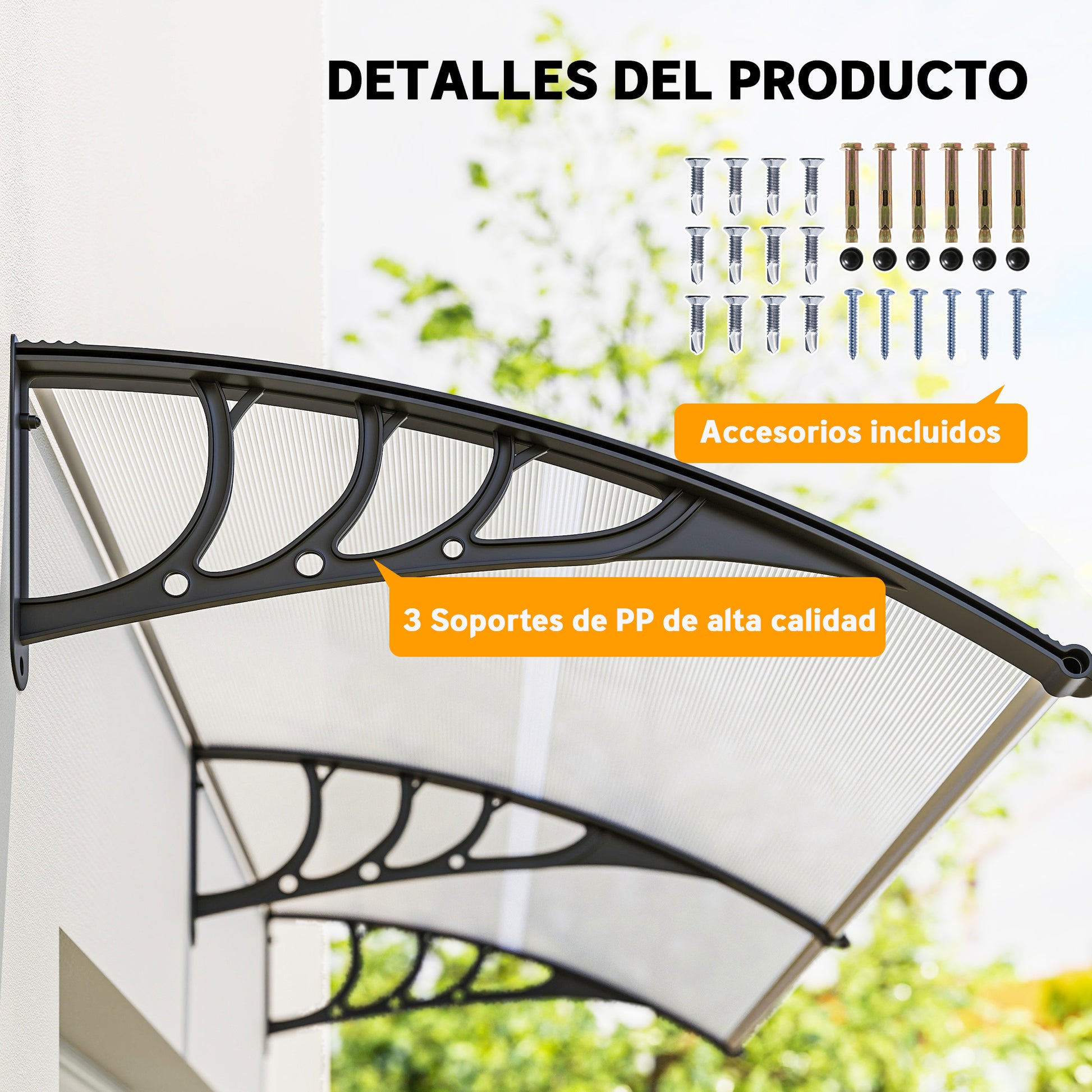 Outsunny Marquesinas Exterior Para Puertas Y Ventanas_4