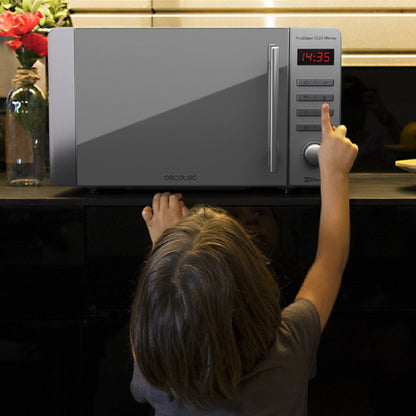Microondas Proclean 5020 Mirror. 700 W, Capacidad 20 L, Revestimiento Ready2clean Para Mejor Limpieza, Tecnología 3dwave, Diseño Efecto Espejo, Tira_4