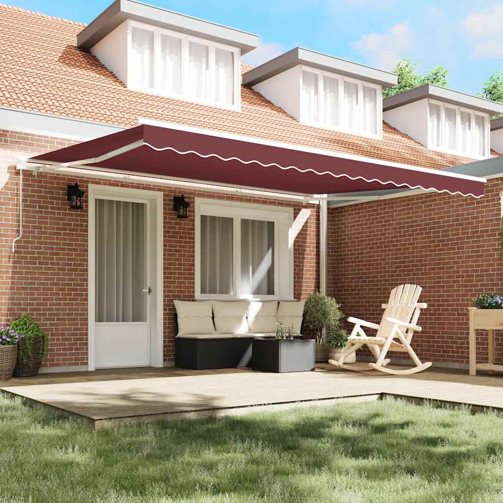 Toldo Retráctil Manual Burdeos 450x300 Cm_2