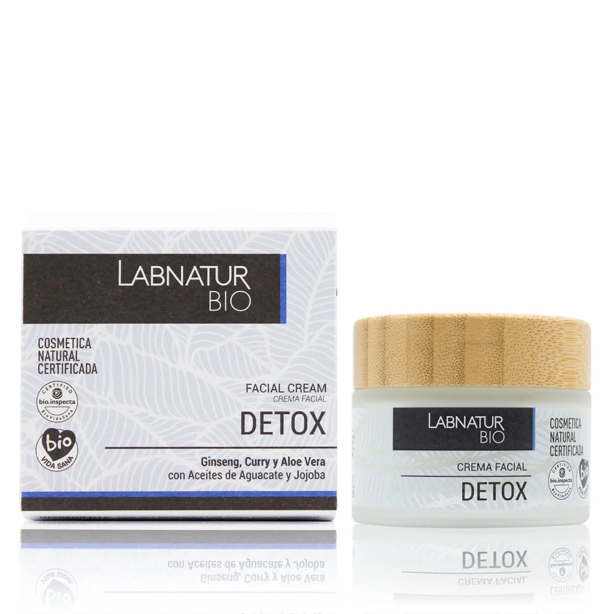Crema Facial Detox Bio Labnatur 50 ml | Aguacate, Jojoba y Ginseng | Purifica y Revitaliza_0