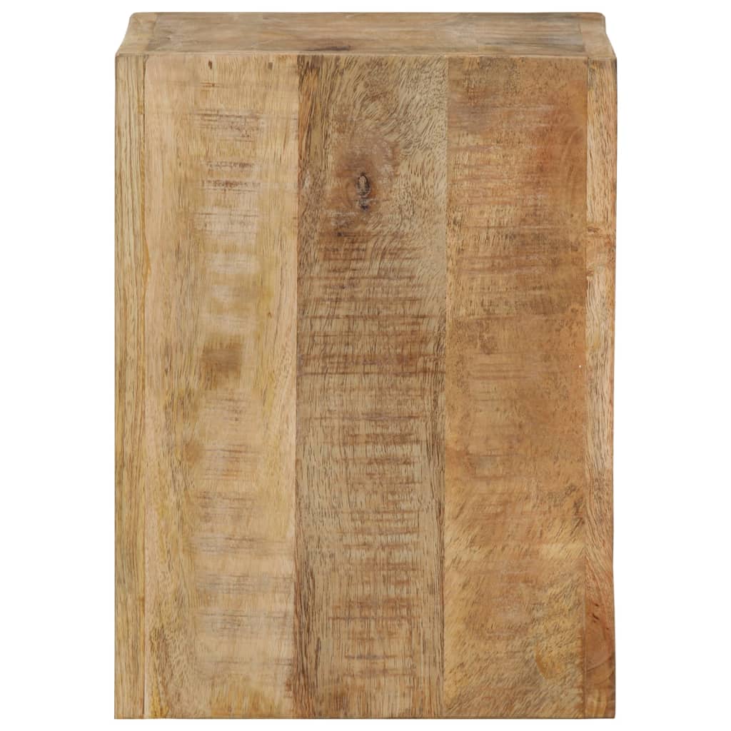 Taburete Madera Maciza De Mango 40x30x40 Cm_1
