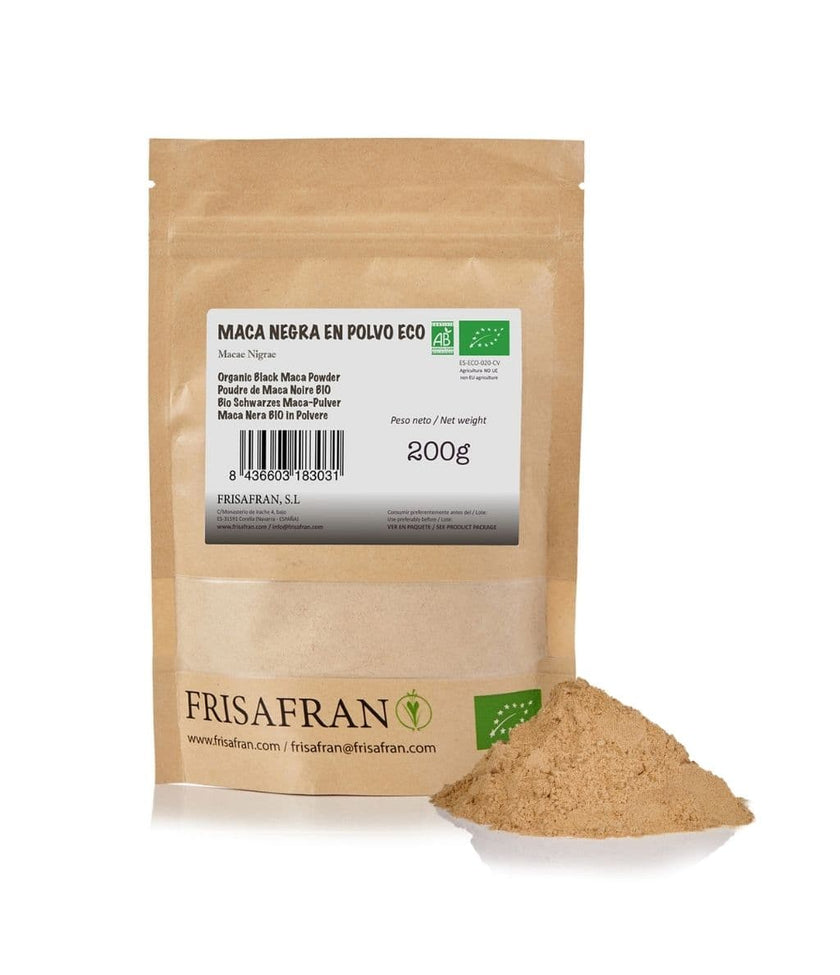 Maca Negra En Polvo Ecológica | Calidad | Frisafran