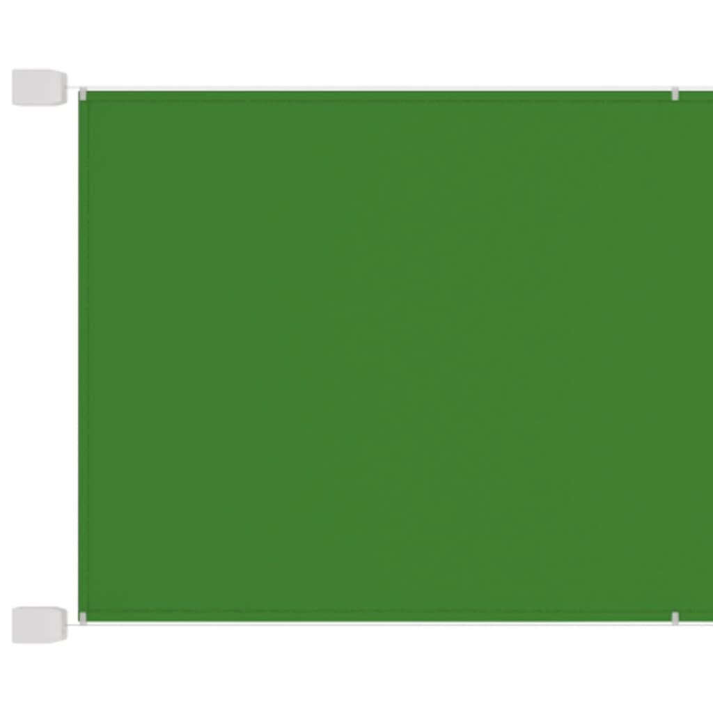 Vidaxl Toldo Vertical Verde Claro 60x1000 Cm Tela Oxford_0