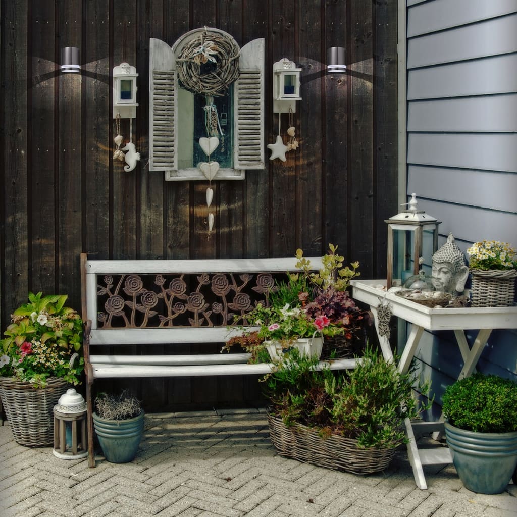 Ranex Luz Solar De Pared Led Plata_4