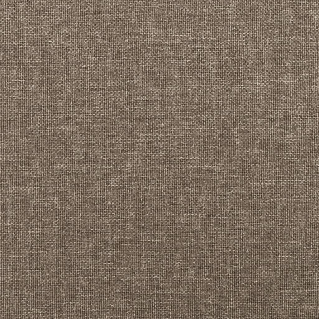 Estructura De Cama Con Cabecero De Tela Gris Taupe 140x190 Cm / Vetonek_4