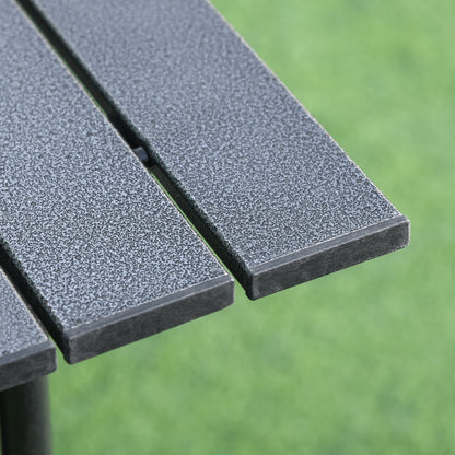 Mesa De Camping Plegable Outsunny Negro 70x70x69 Cm_3