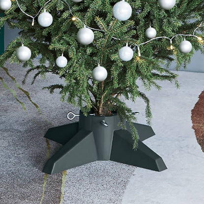 Vidaxl Soporte Para Árbol De Navidad Verde 55,5x55,5x15 Cm_1