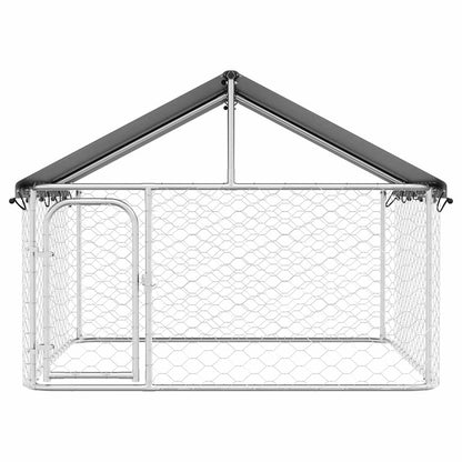 Perrera De Exterior Con Tejado 200x200x150 Cm_5