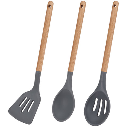 Set 3 Sartenes Ø22 Ø26 Y Ø28 + Set Utensilios, Daimiel, Aluminio Forjado, Inducción_2