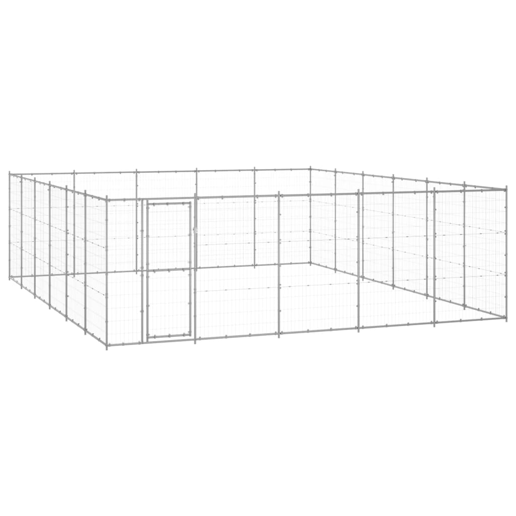 Perrera De Exterior De Acero Galvanizado 36,3 M²_1