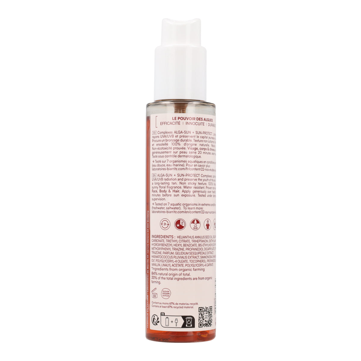 Invisible Sun Oil Spf30 Biarritz 125 Ml 
