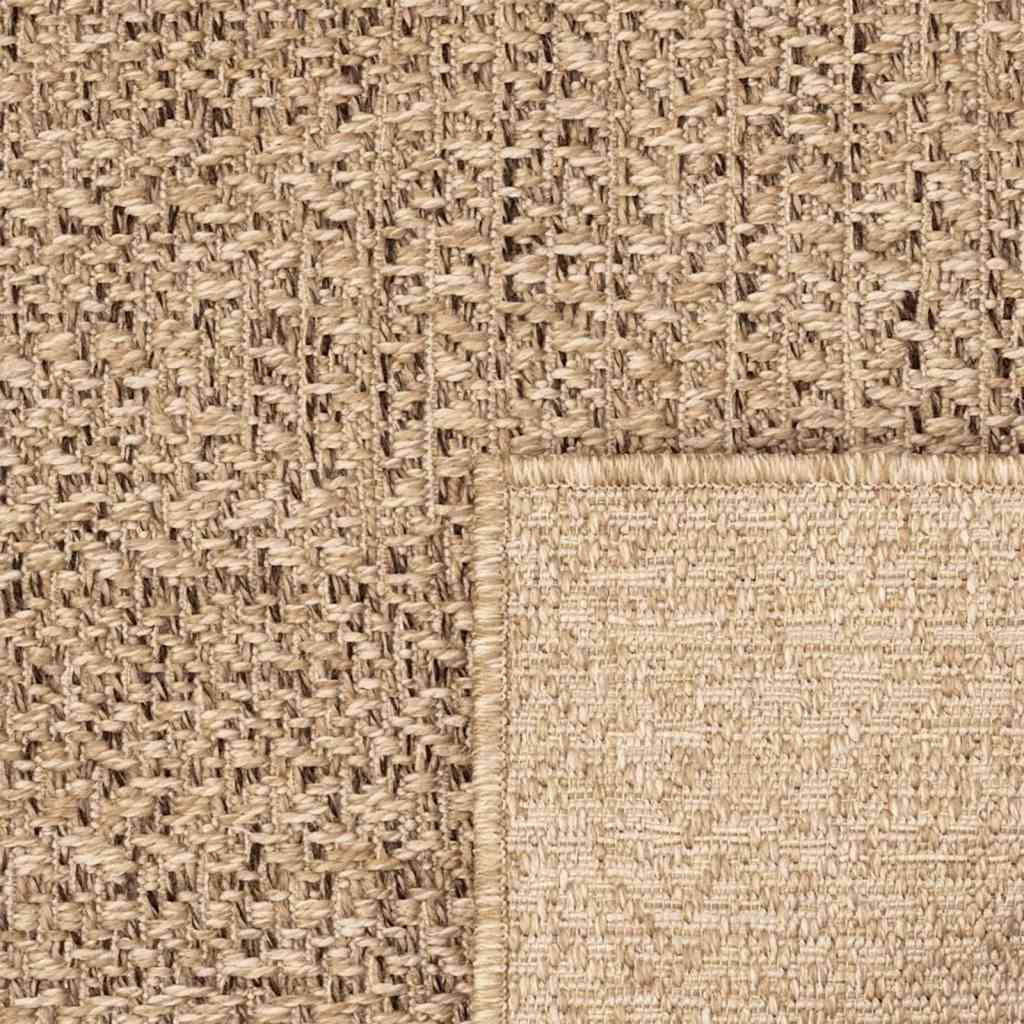 Vidaxl Alfombra Zizur Aspecto Yute Interior/exterior Beige 200x290 Cm_4