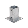 Soporte Anclaje metálico cuadrado para postes y pérgolas Faura 12x12