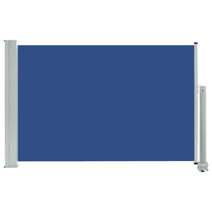 Vidaxl Toldo Lateral Retráctil De Jardín Azul 60x300 Cm_0