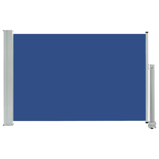 Vidaxl Toldo Lateral Retráctil De Jardín Azul 60x300 Cm_0